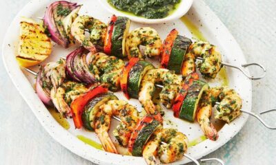 Snail & Prawns Skewer